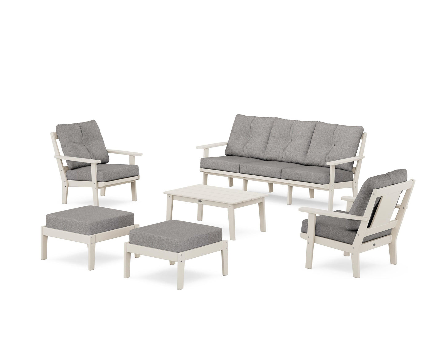 Prairie 6-Piece Lounge Sofa Set