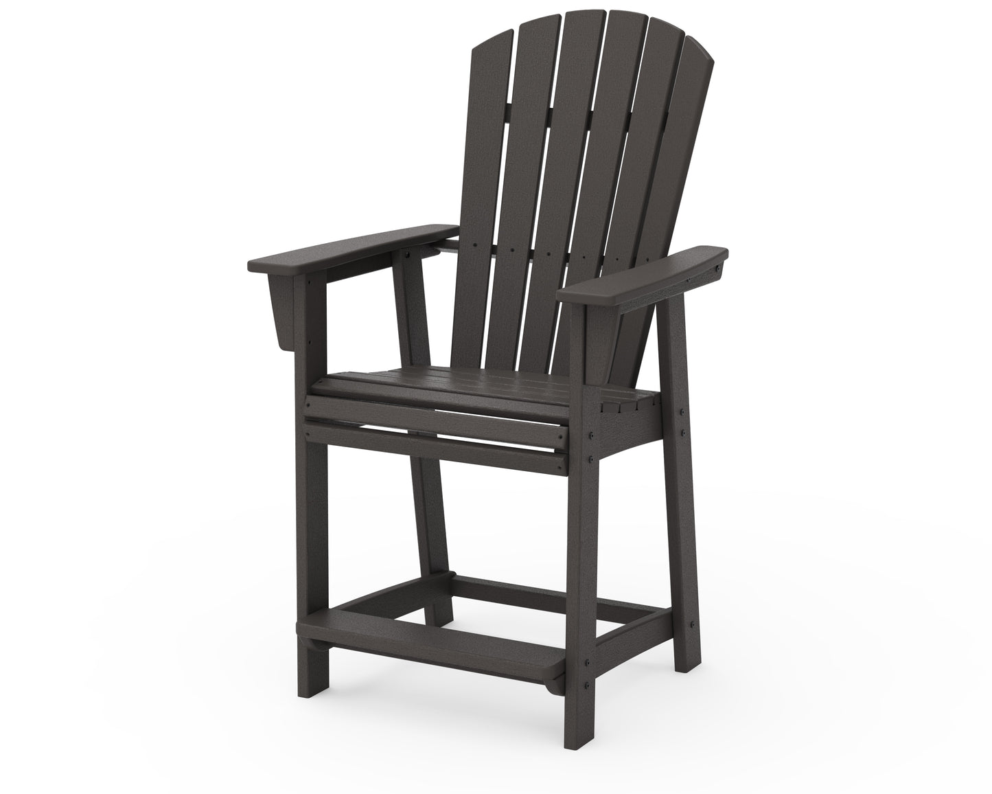 Nautical Curveback Adirondack Counter Chair