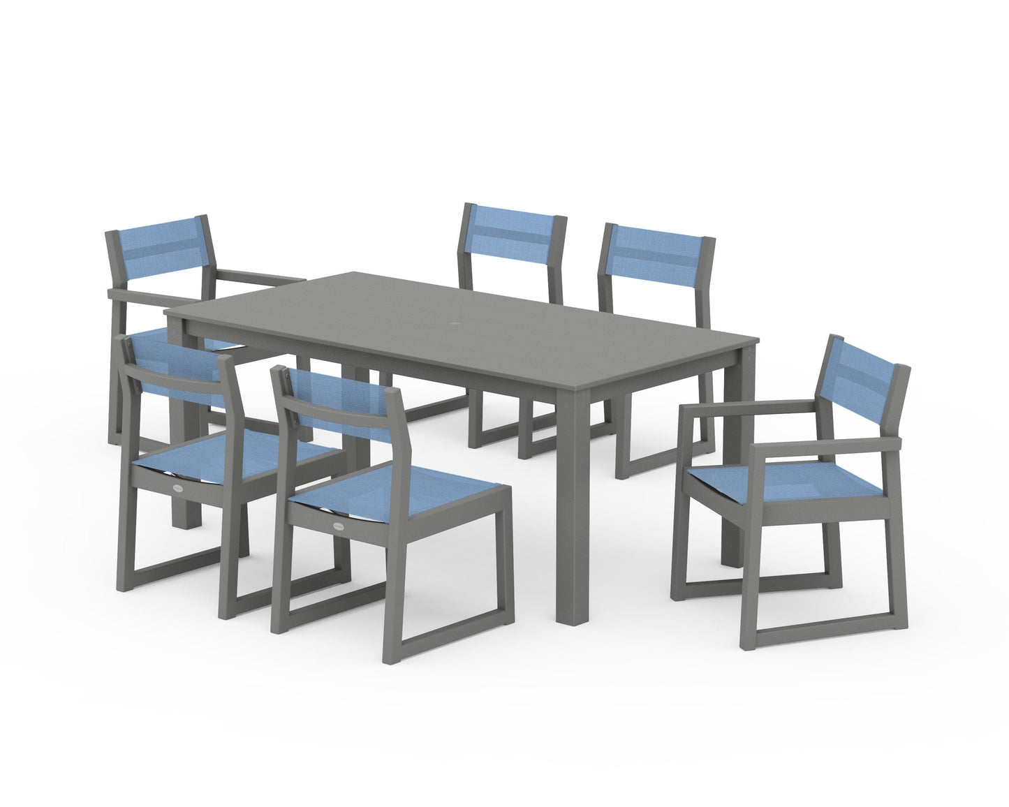 EDGE Sling 7-Piece Parsons Dining Set