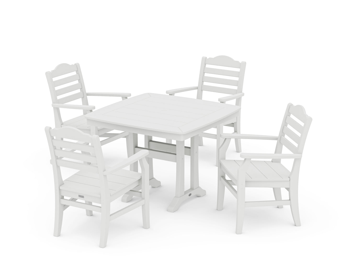 Savannah 5-Piece Dining Set with Trestle Legs