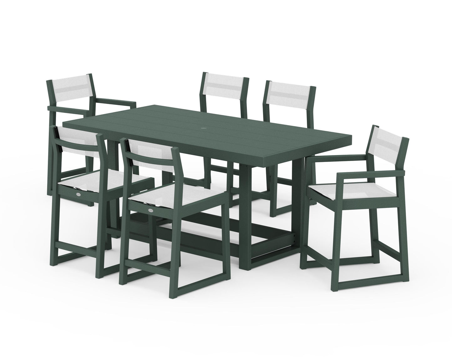 EDGE Sling 7-Piece Counter Table Set