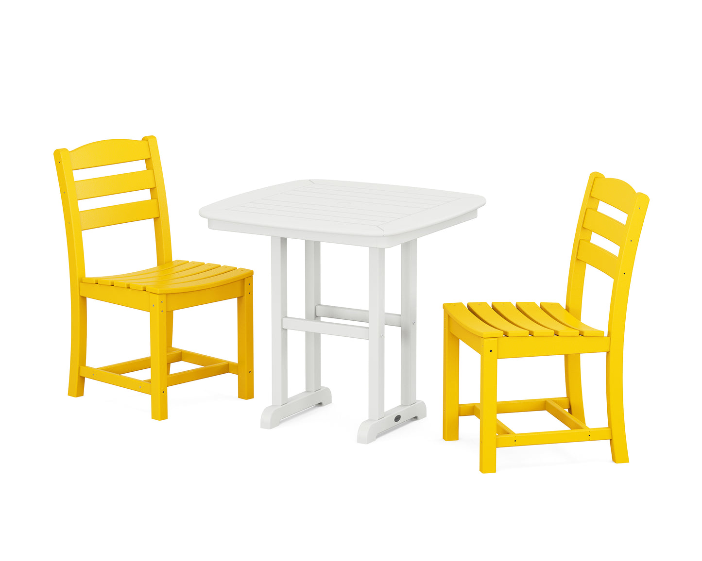 La Casa Caf‚ Side Chair 3-Piece Dining Set