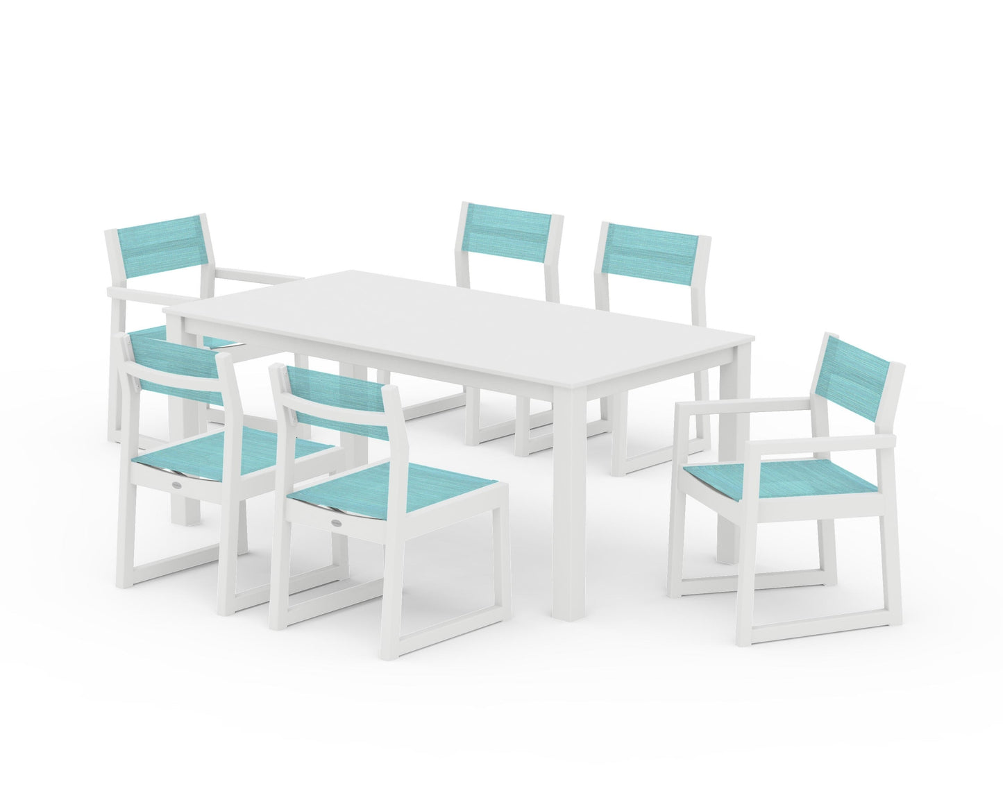 EDGE Sling 7-Piece Parsons Dining Set