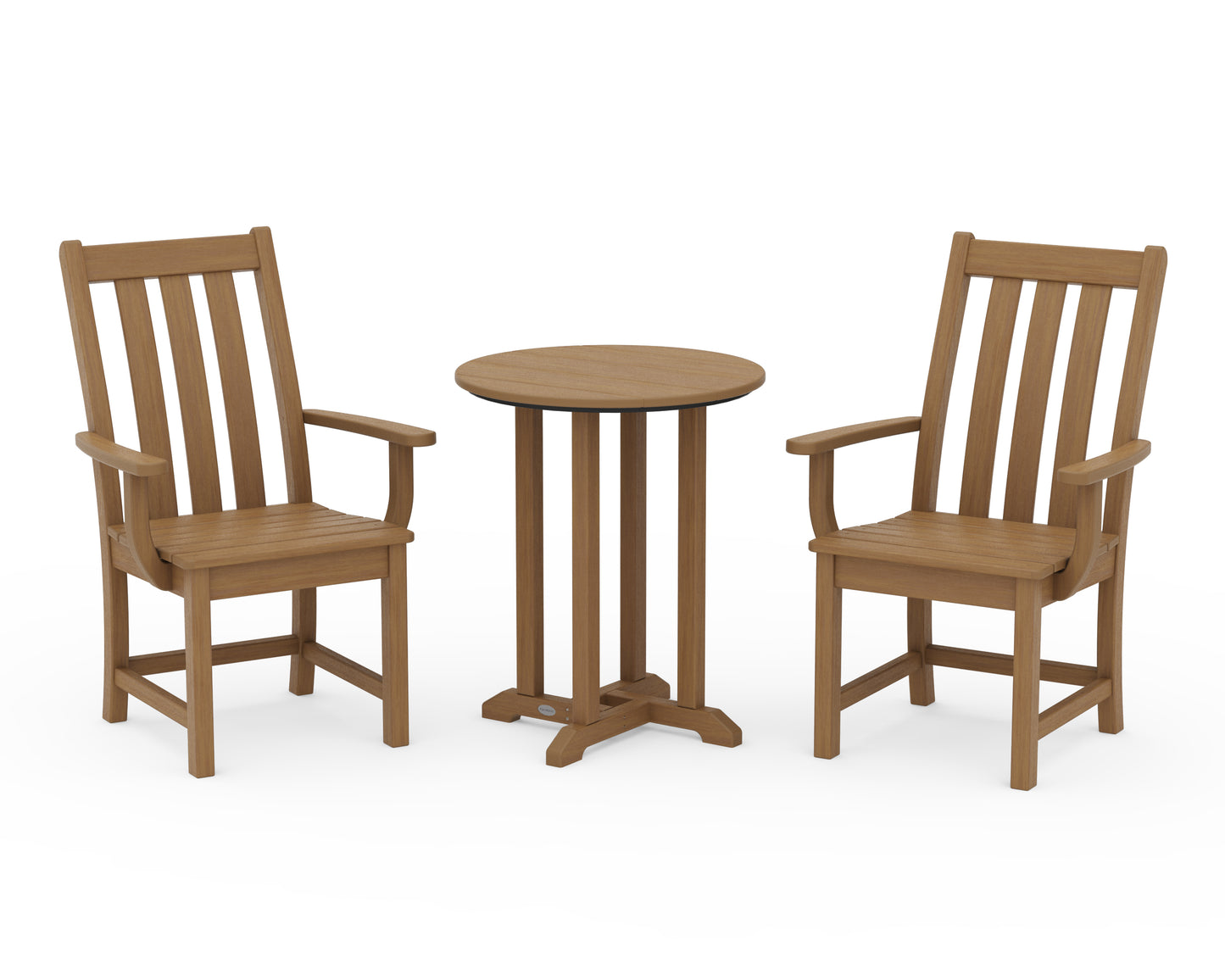 Vineyard 3-Piece Round Bistro Dining Set