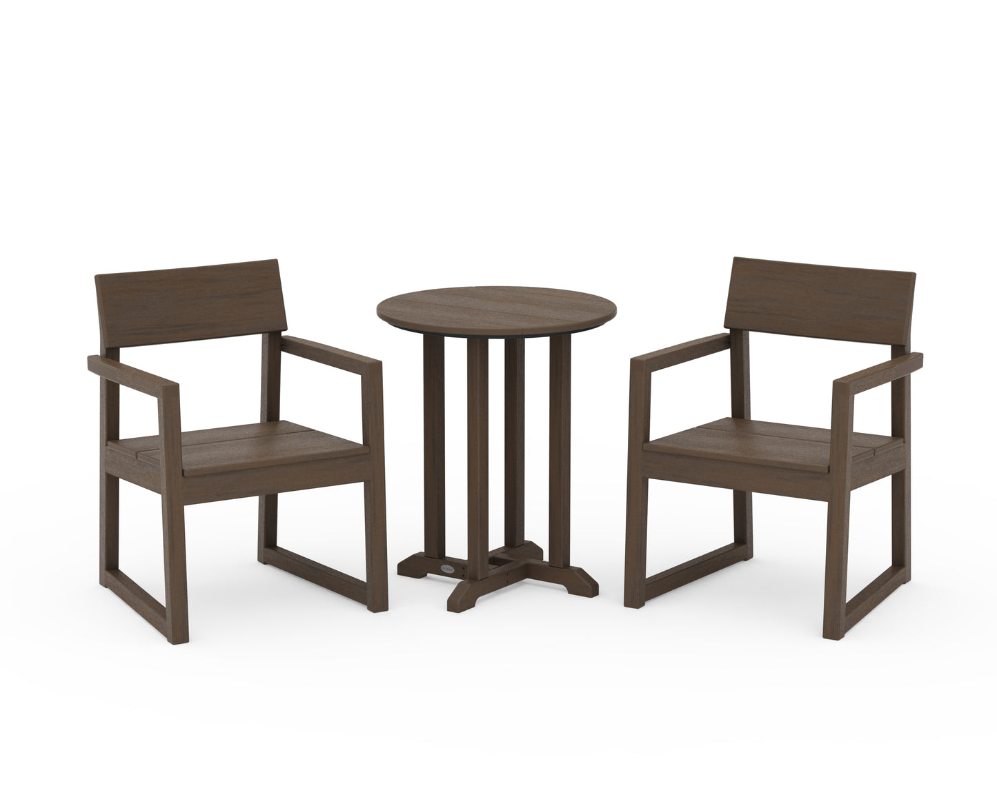 EDGE 3-Piece Round Bistro Dining Set