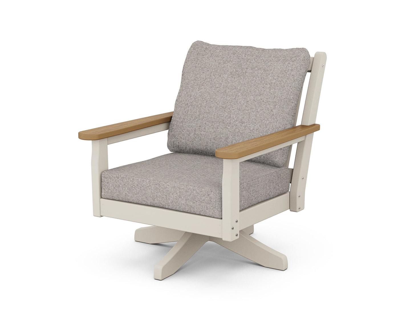Chippendale Deep Seating Swivel Chair