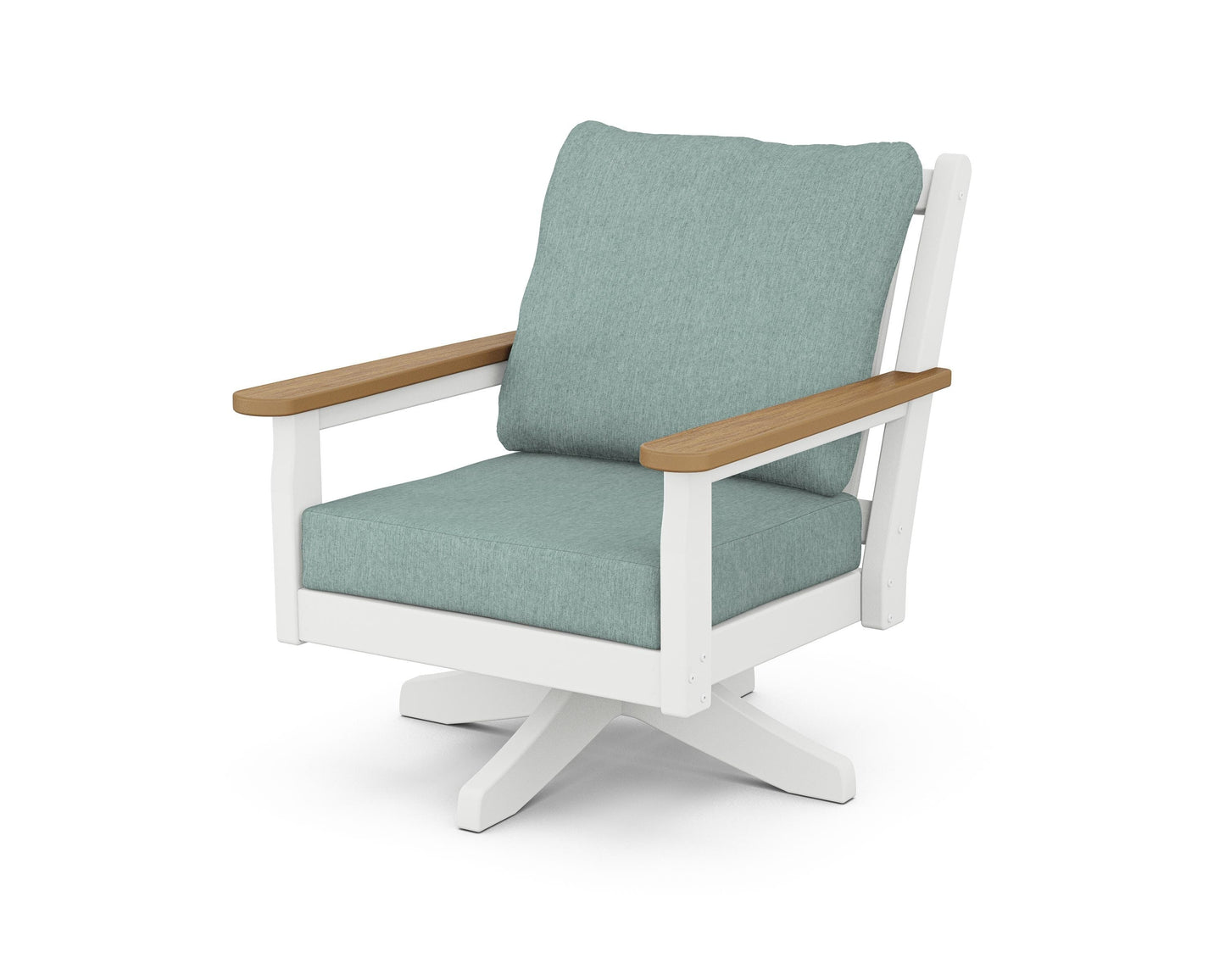 Chippendale Deep Seating Swivel Chair