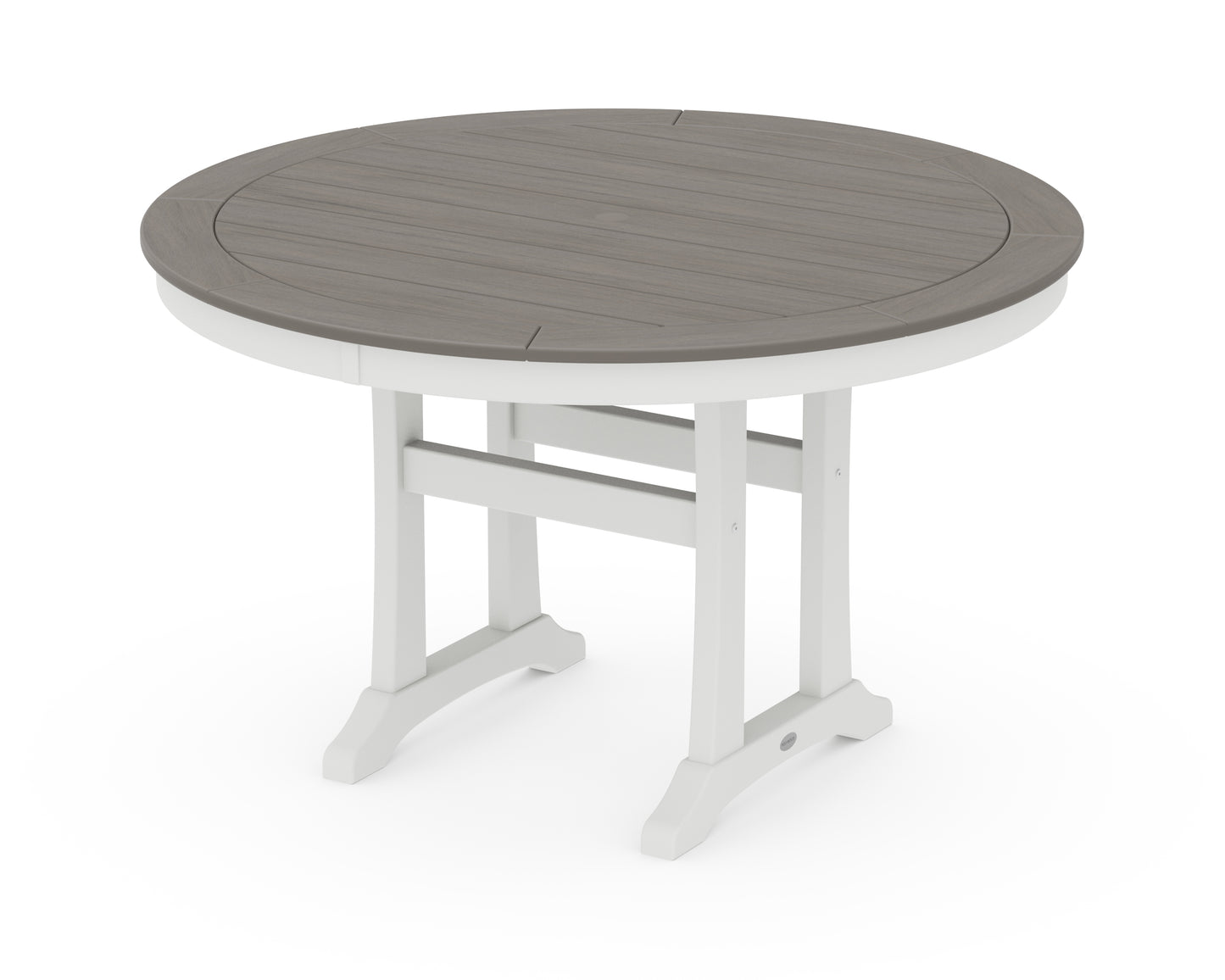 Nautical Trestle 48" Round Dining Table
