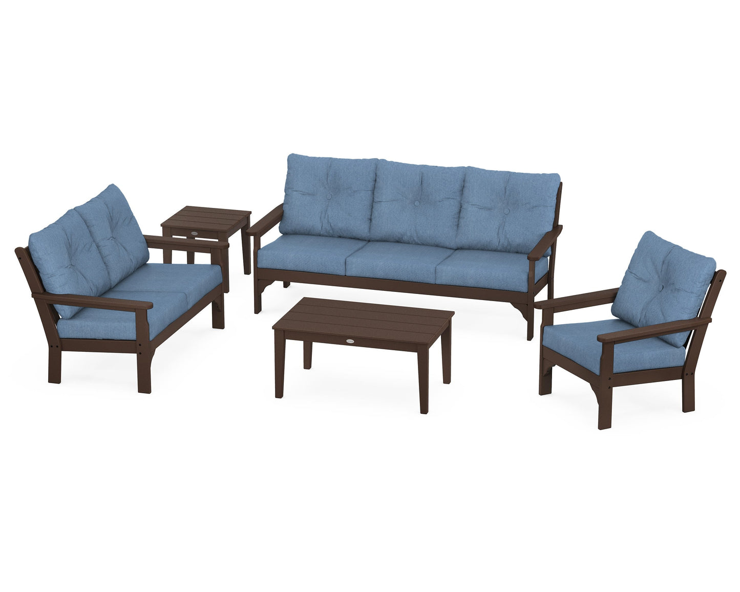 Vineyard 5 Piece Deep Seating Set