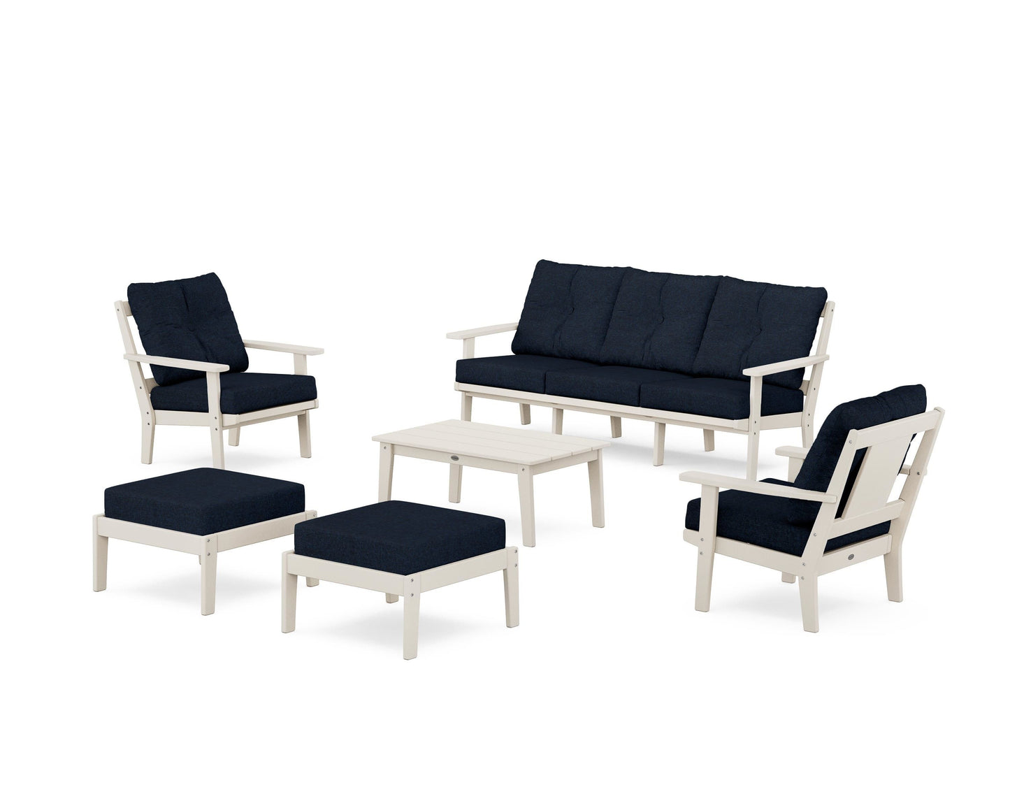 Prairie 6-Piece Lounge Sofa Set