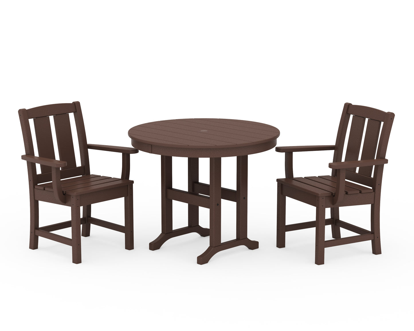 Mission 3-Piece Farmhouse Dining Set