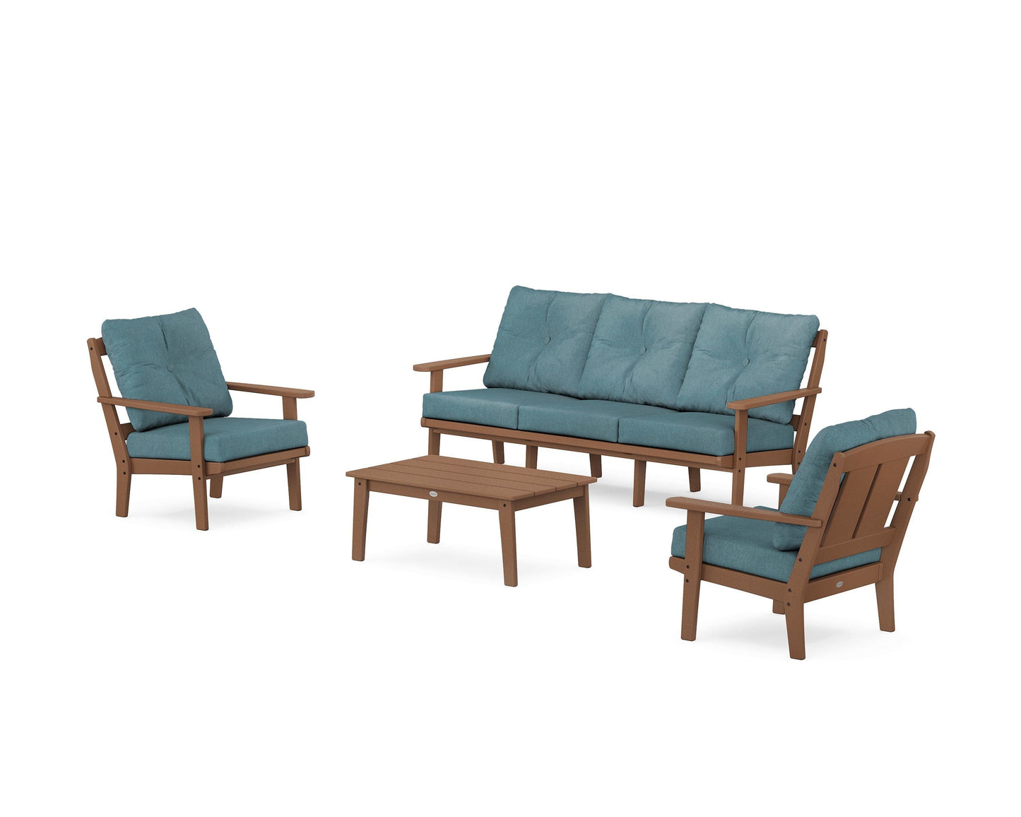 Mission 4-Piece Deep Seating Set with Sofa