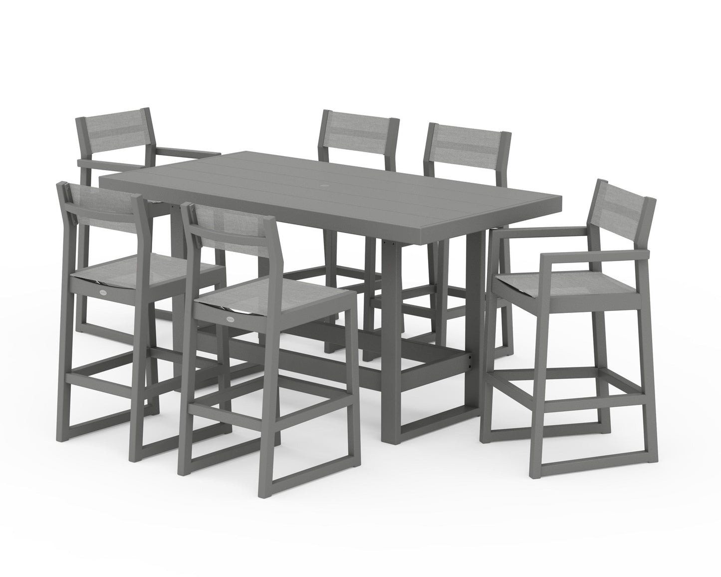 EDGE Sling 7-Piece Bar Table Set
