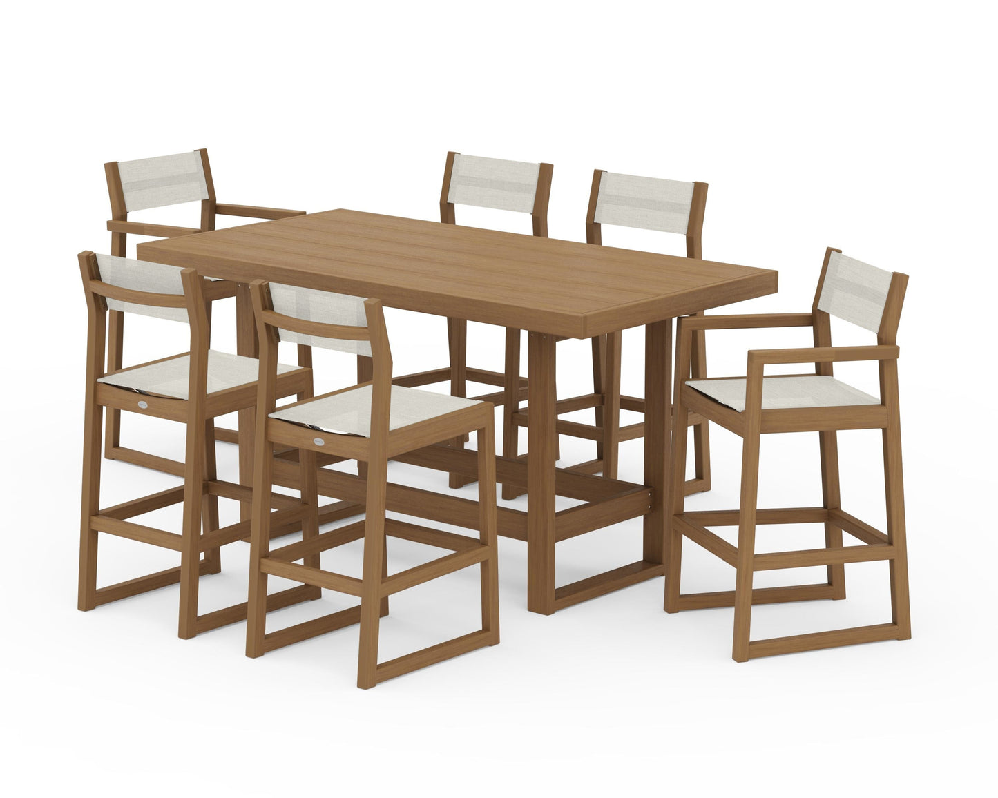 EDGE Sling 7-Piece Bar Table Set