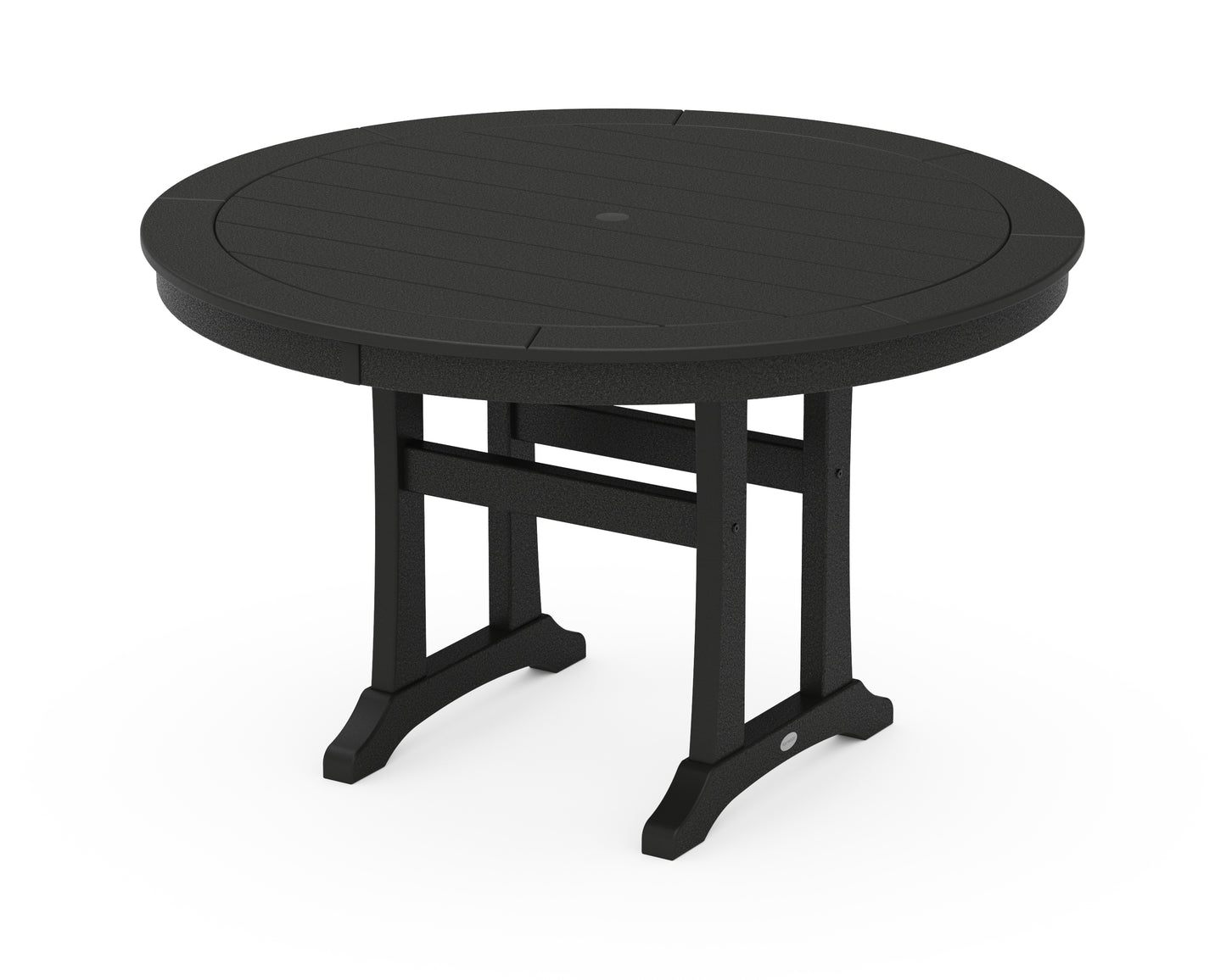 Nautical Trestle 48" Round Dining Table