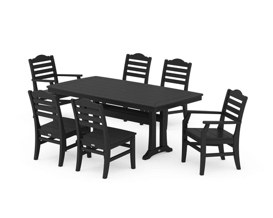 Savannah 7-Piece Dining Set with Trestle Legs