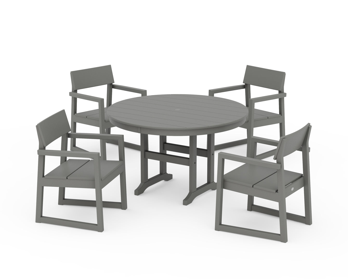 EDGE 5-Piece Round Farmhouse Dining Set