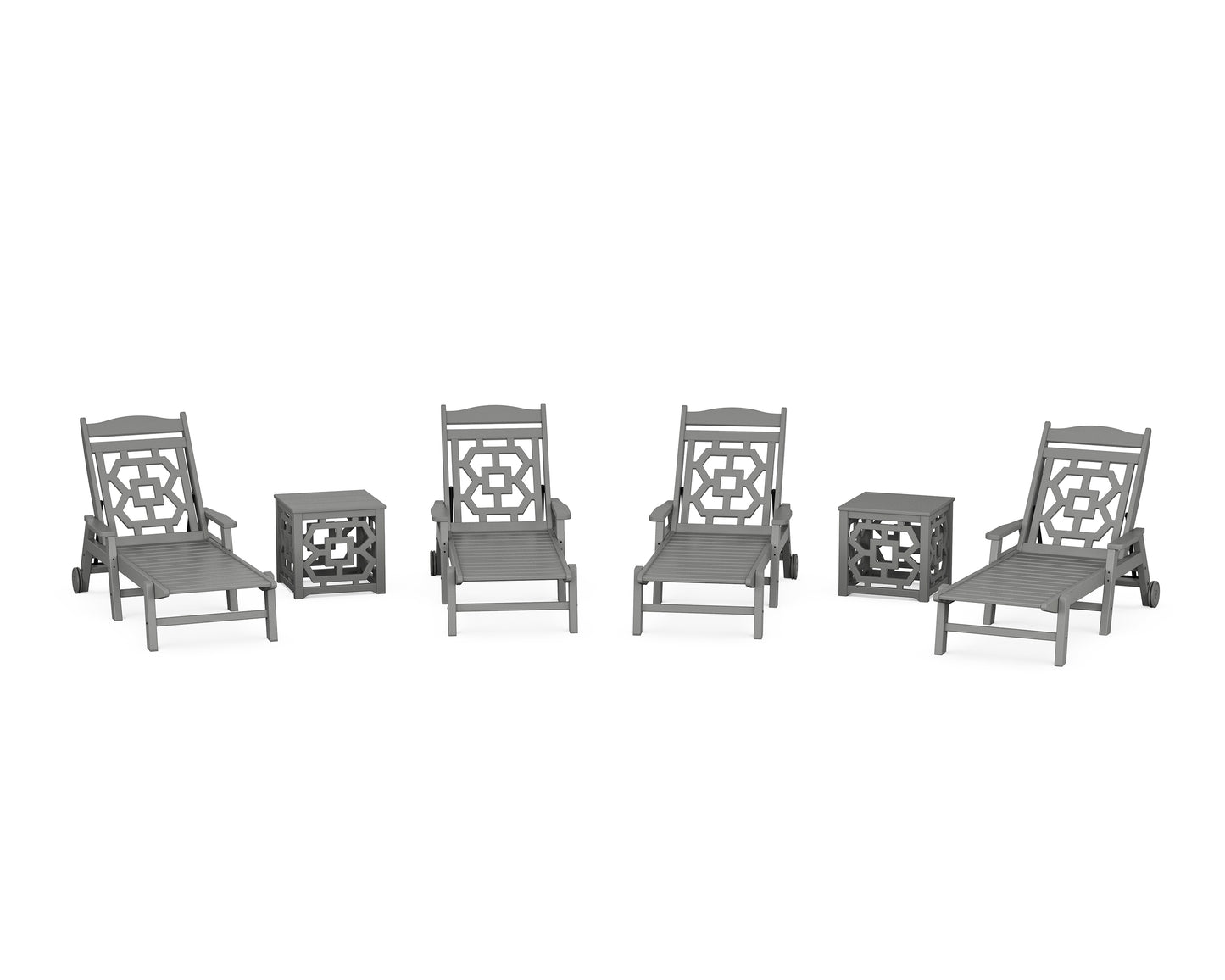 Chinoiserie 6-Piece Chaise Set