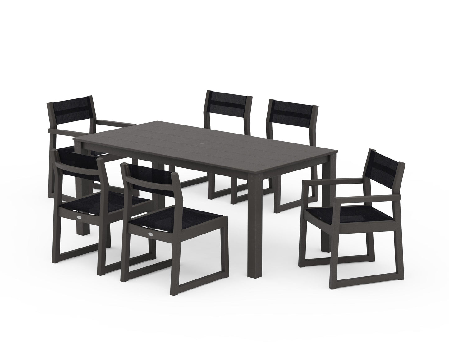 EDGE Sling 7-Piece Parsons Dining Set