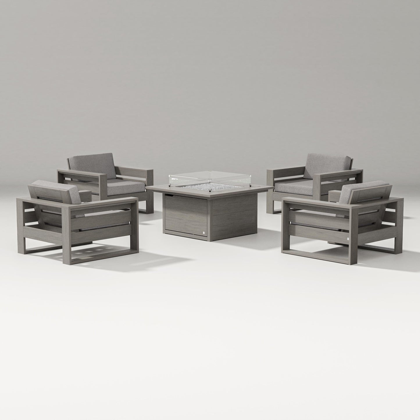 Latitude 5-Piece Lounge Fire Table Set