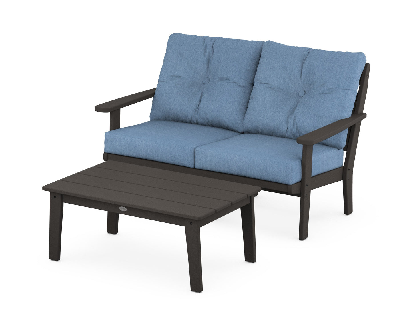 Lakeside 2-Piece Lounge Loveseat Set