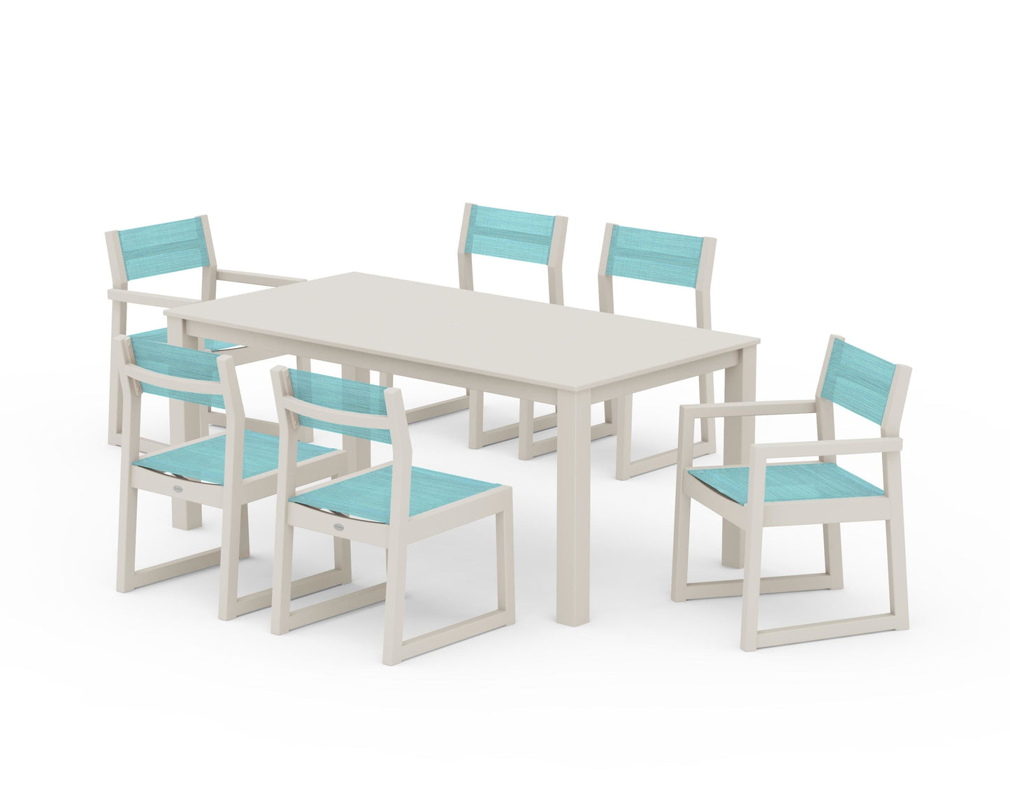 EDGE Sling 7-Piece Parsons Dining Set
