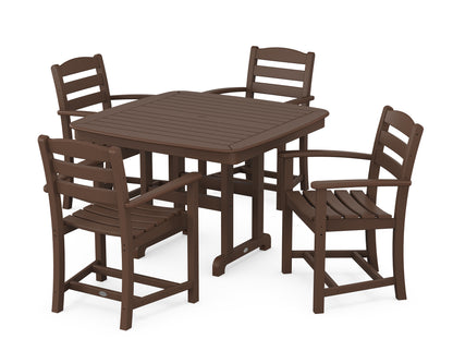 La Casa Caf‚ 5-Piece Dining Set with Trestle Legs