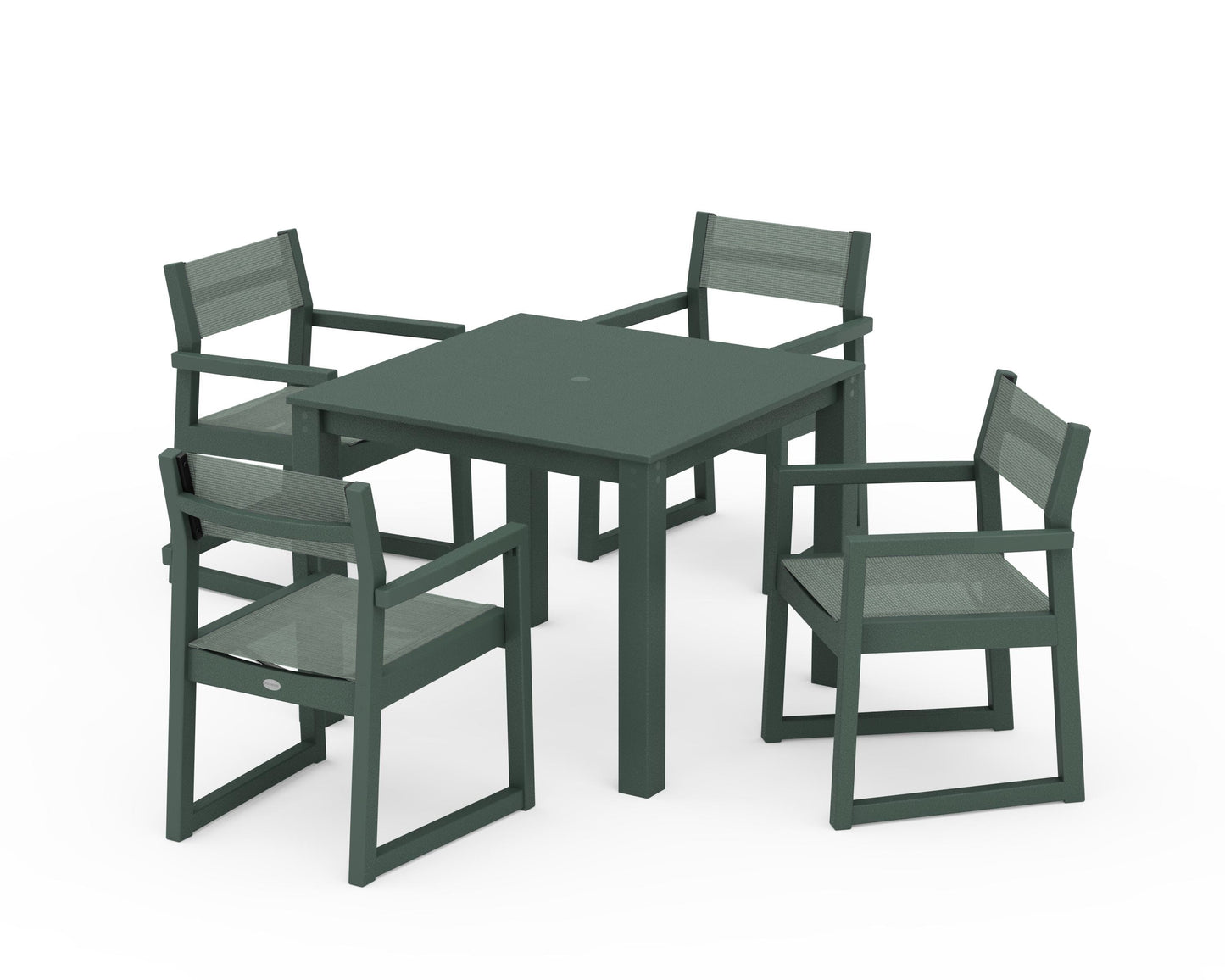 EDGE Sling Arm Chair 5-Piece Parsons Dining Set