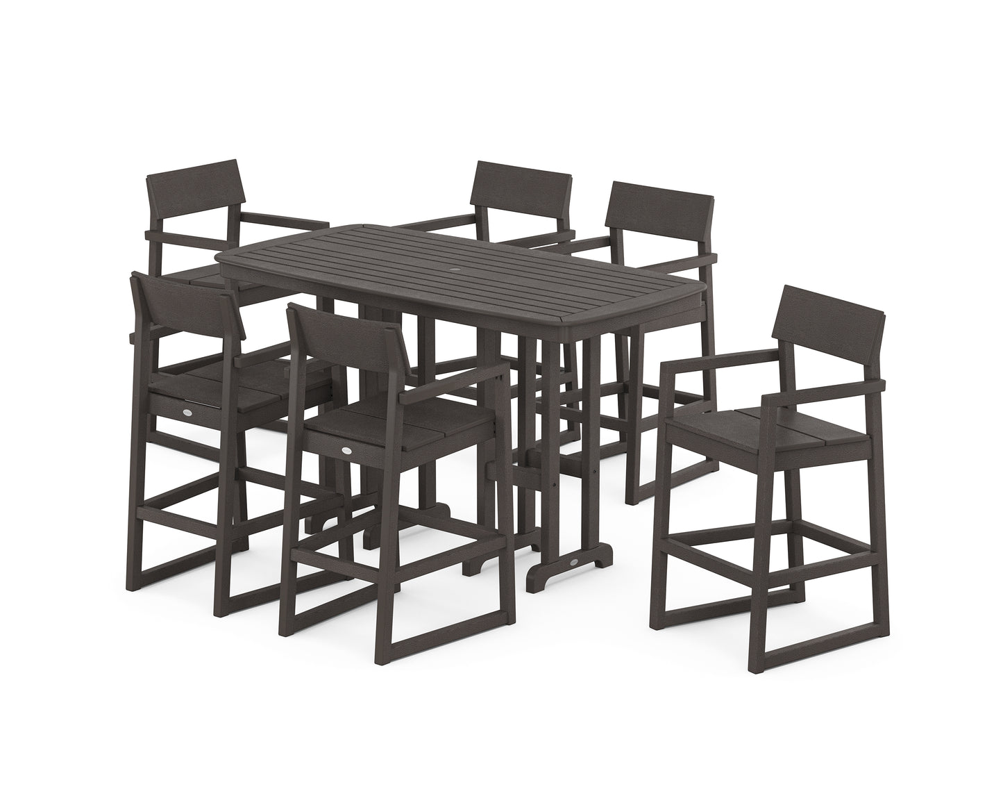 EDGE Arm Chair 7-Piece Bar Set