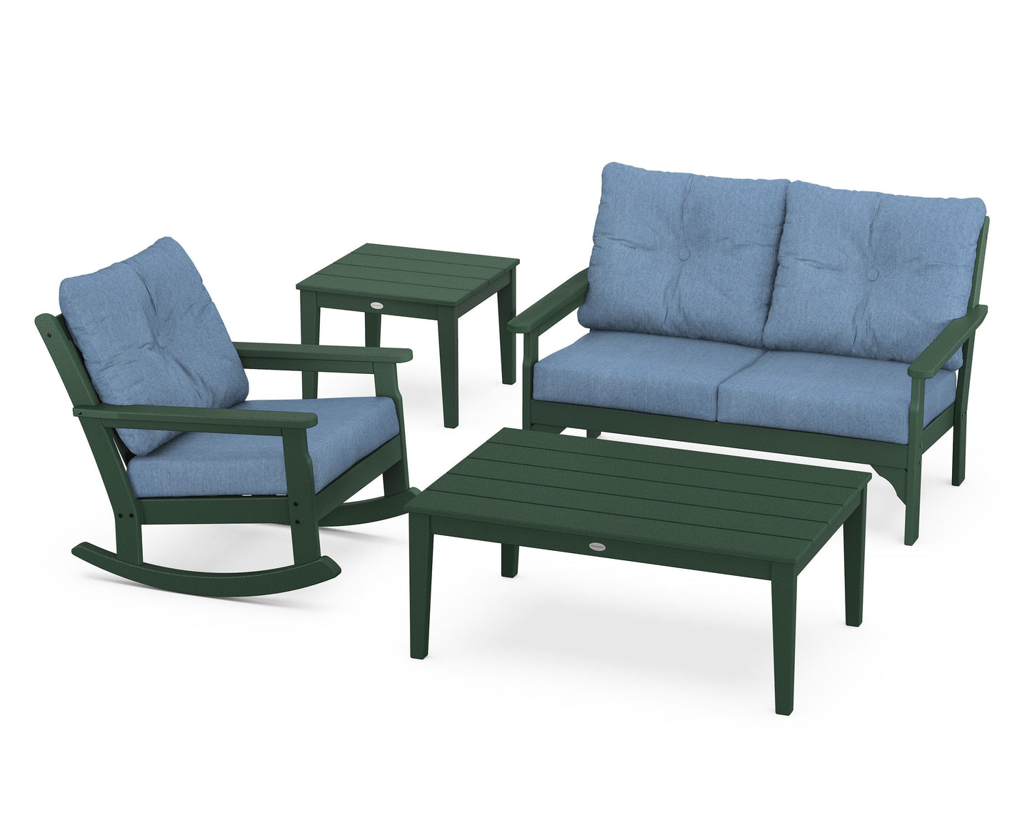 Vineyard 4-Piece Deep Seating Rocker Set