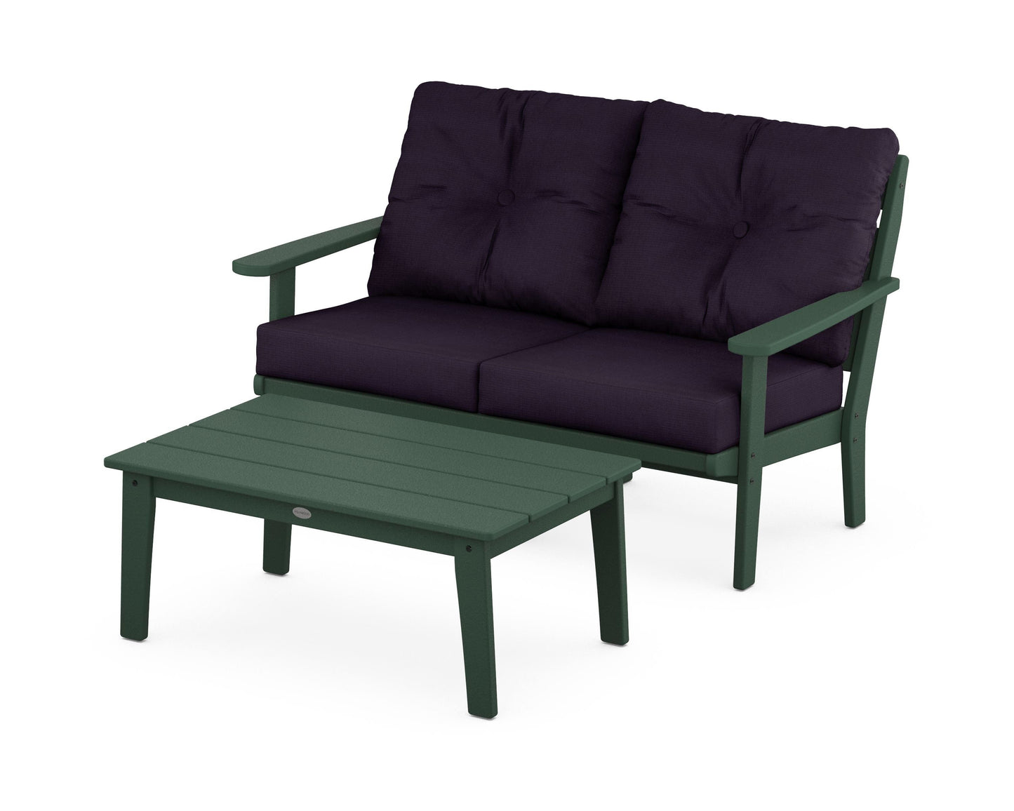 Lakeside 2-Piece Lounge Loveseat Set