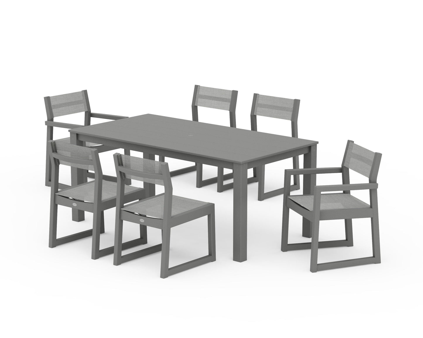 EDGE Sling 7-Piece Parsons Dining Set