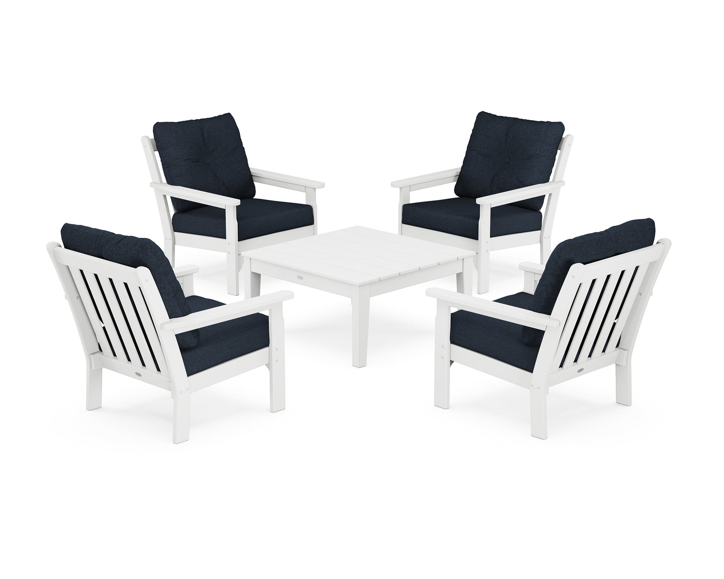 Vineyard 5-Piece Deep Seating Conversation Set