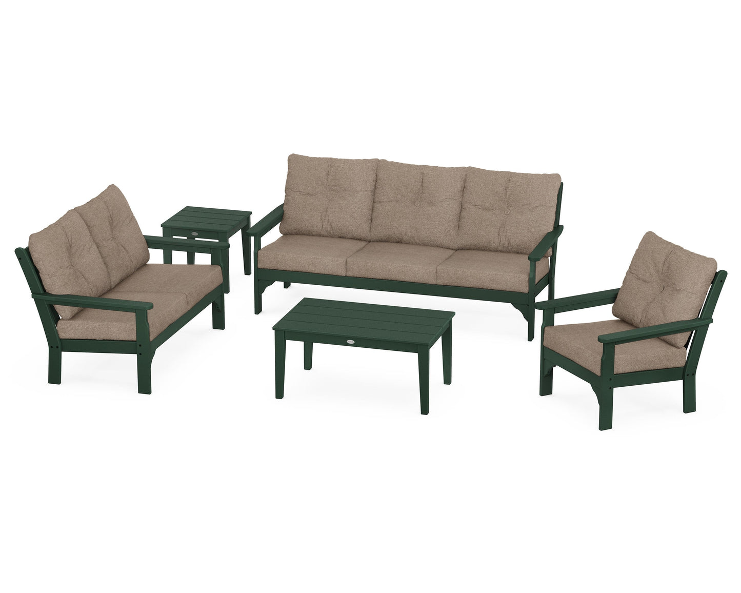 Vineyard 5 Piece Deep Seating Set