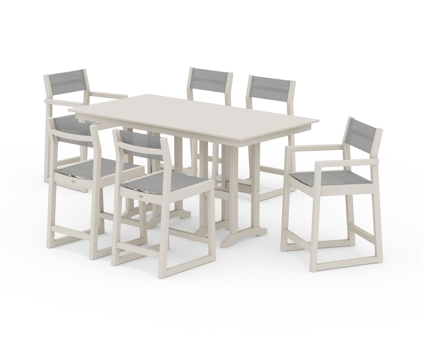 EDGE Sling 7-Piece Farmhouse Counter Set