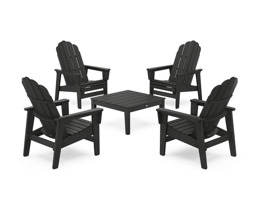 5-Piece Vineyard Grand Upright Adirondack Chair Conversation Group