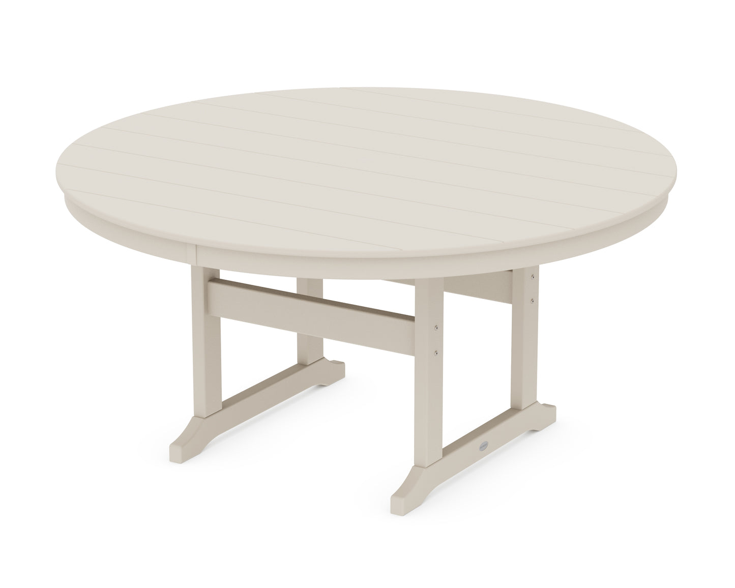 60" Round Farmhouse Dining Table