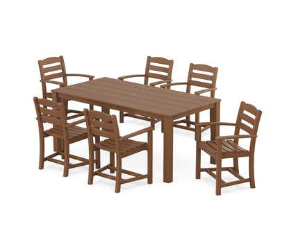 La Casa Cafe Arm Chair 7-Piece Parsons Dining Set