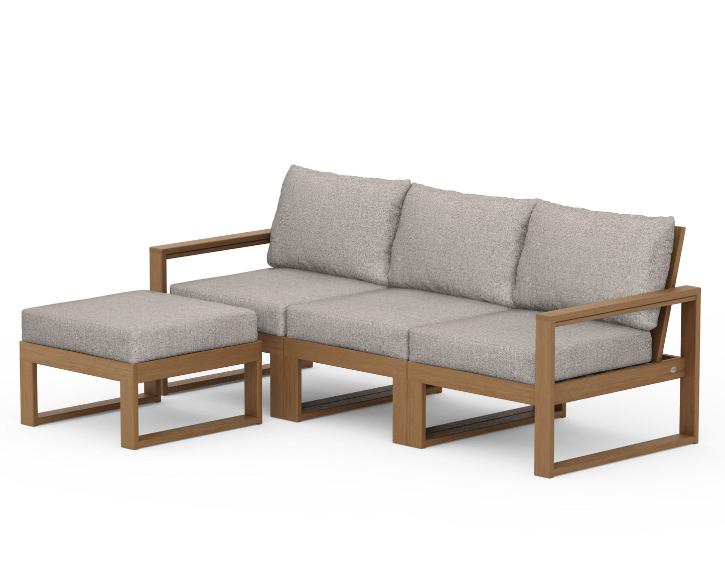 EDGE 4-Piece Modular Deep Seating Set with Ottoman