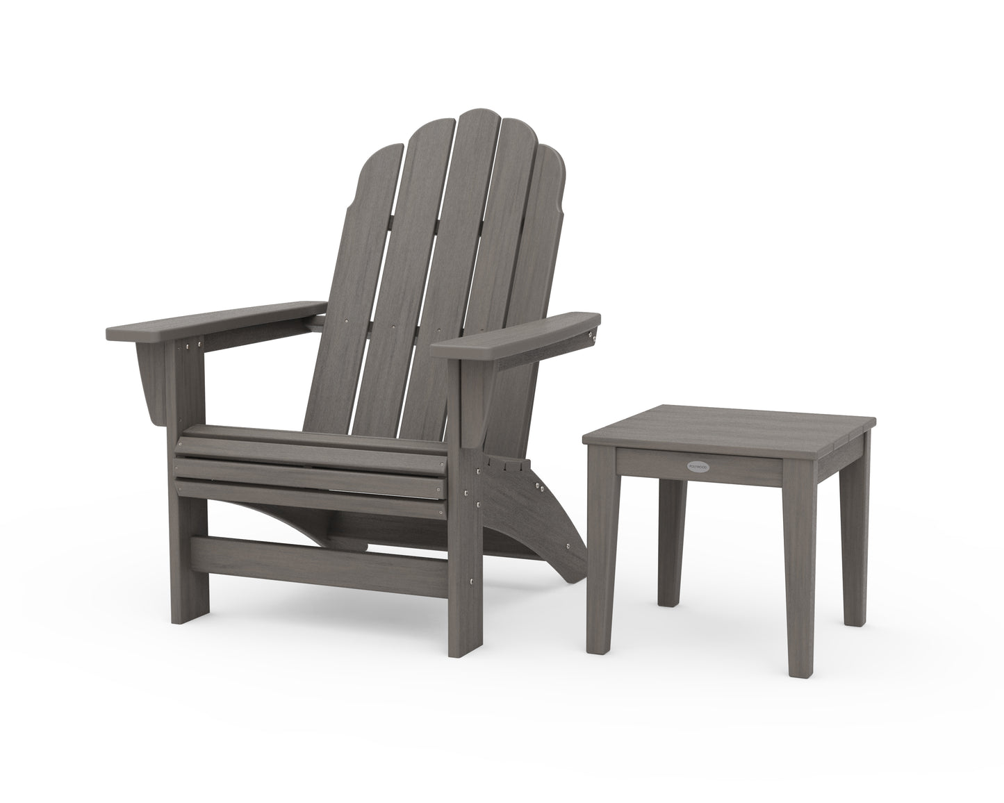 Vineyard Grand Adirondack Chair with Side Table