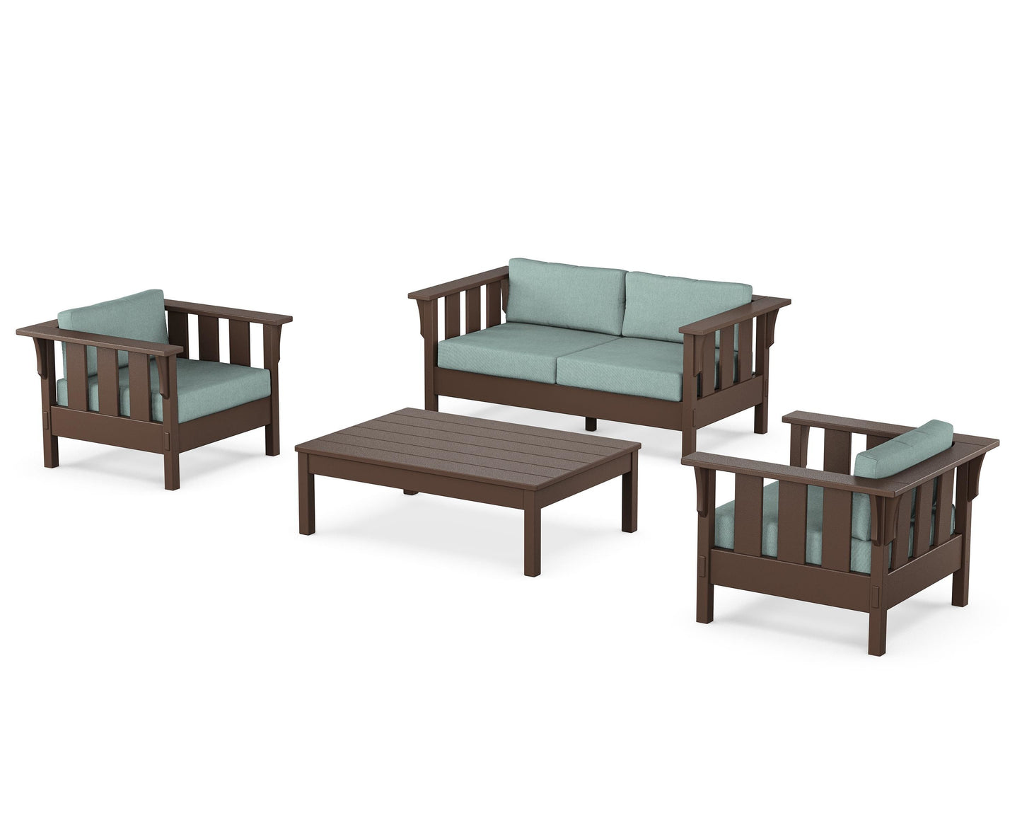 Acadia 4-Piece Deep Seating Set with Loveseat
