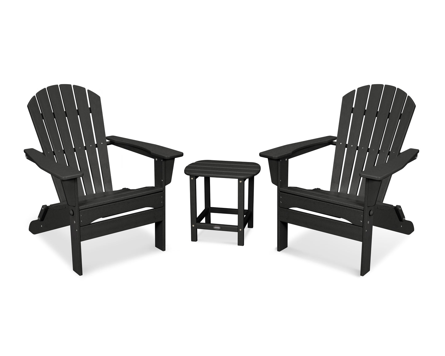 South Beach 3-Piece Folding Adirondack Set