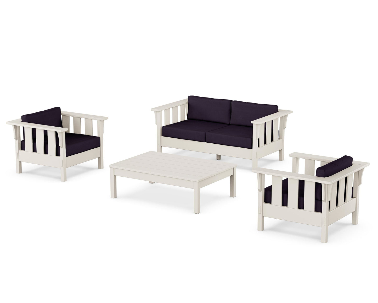 Acadia 4-Piece Deep Seating Set with Loveseat