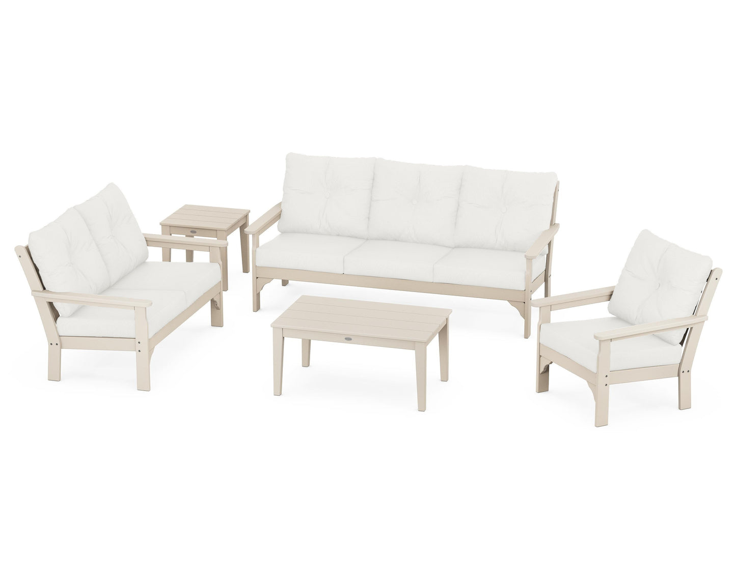 Vineyard 5 Piece Deep Seating Set