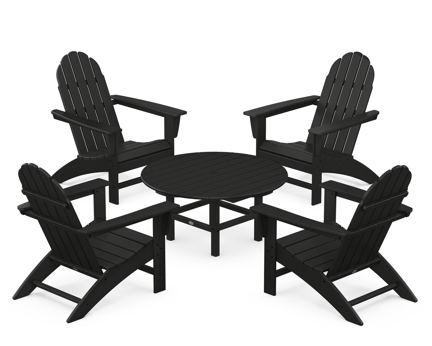 Vineyard 5-Piece Adirondack Chair Conversation Set