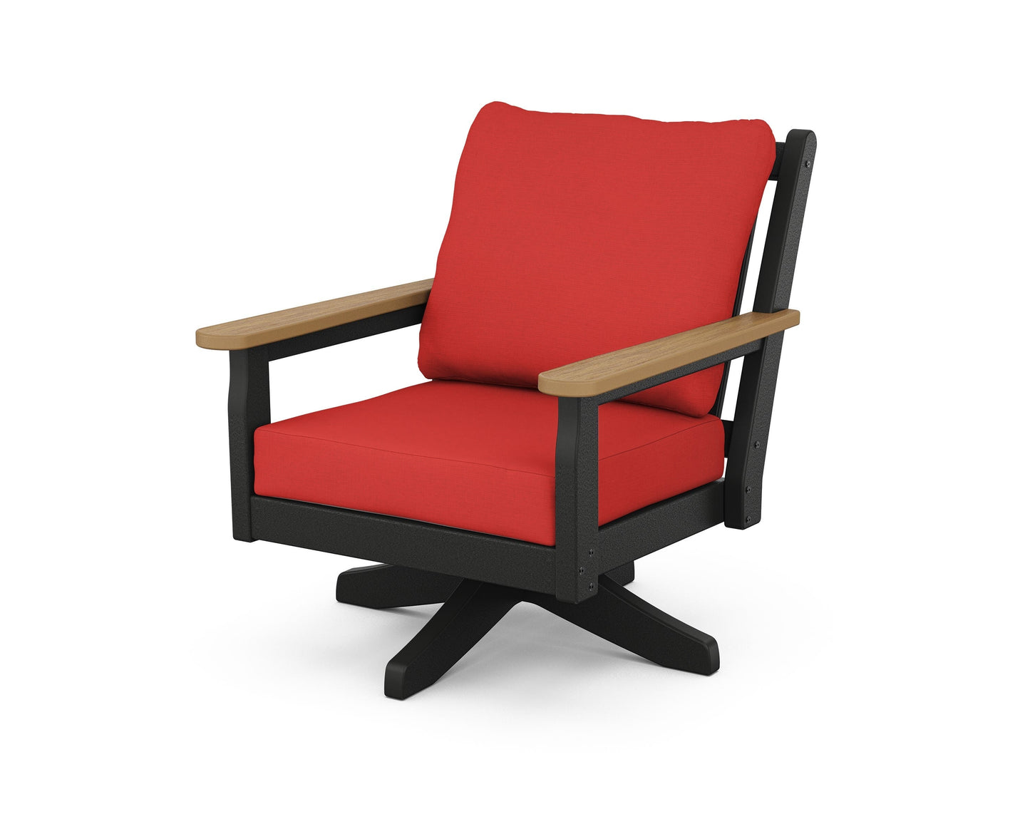 Chippendale Deep Seating Swivel Chair