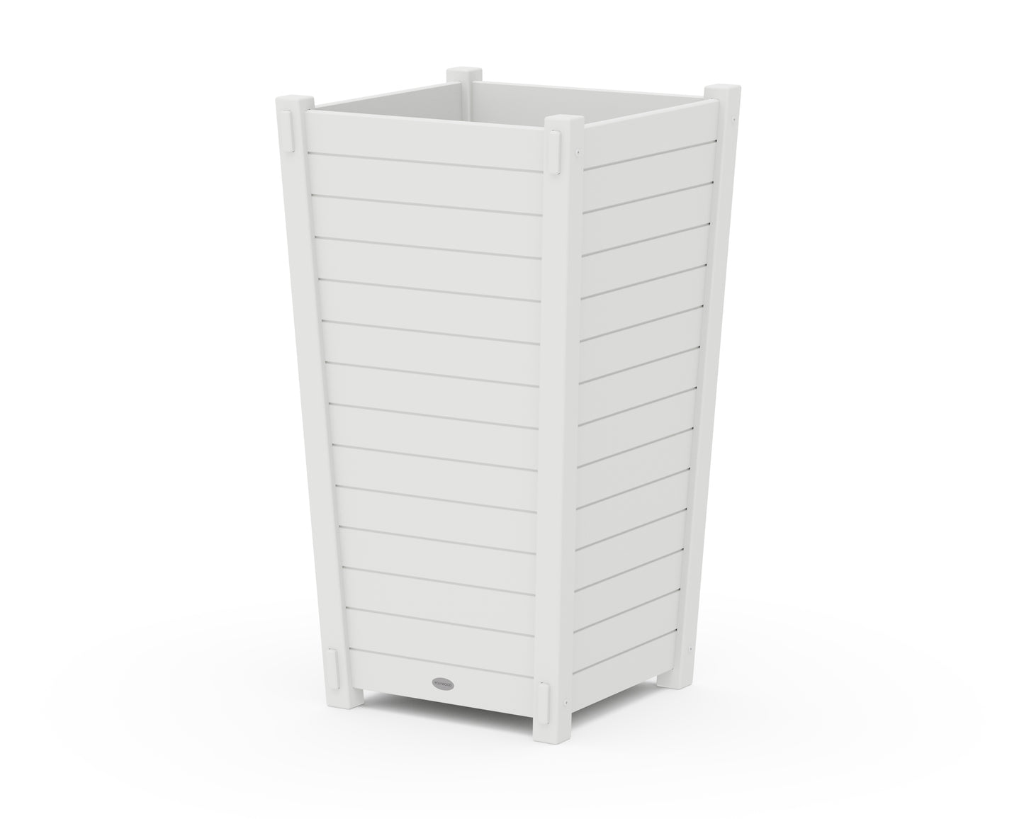 Nautical Large Tapered Square Tall Planter Box