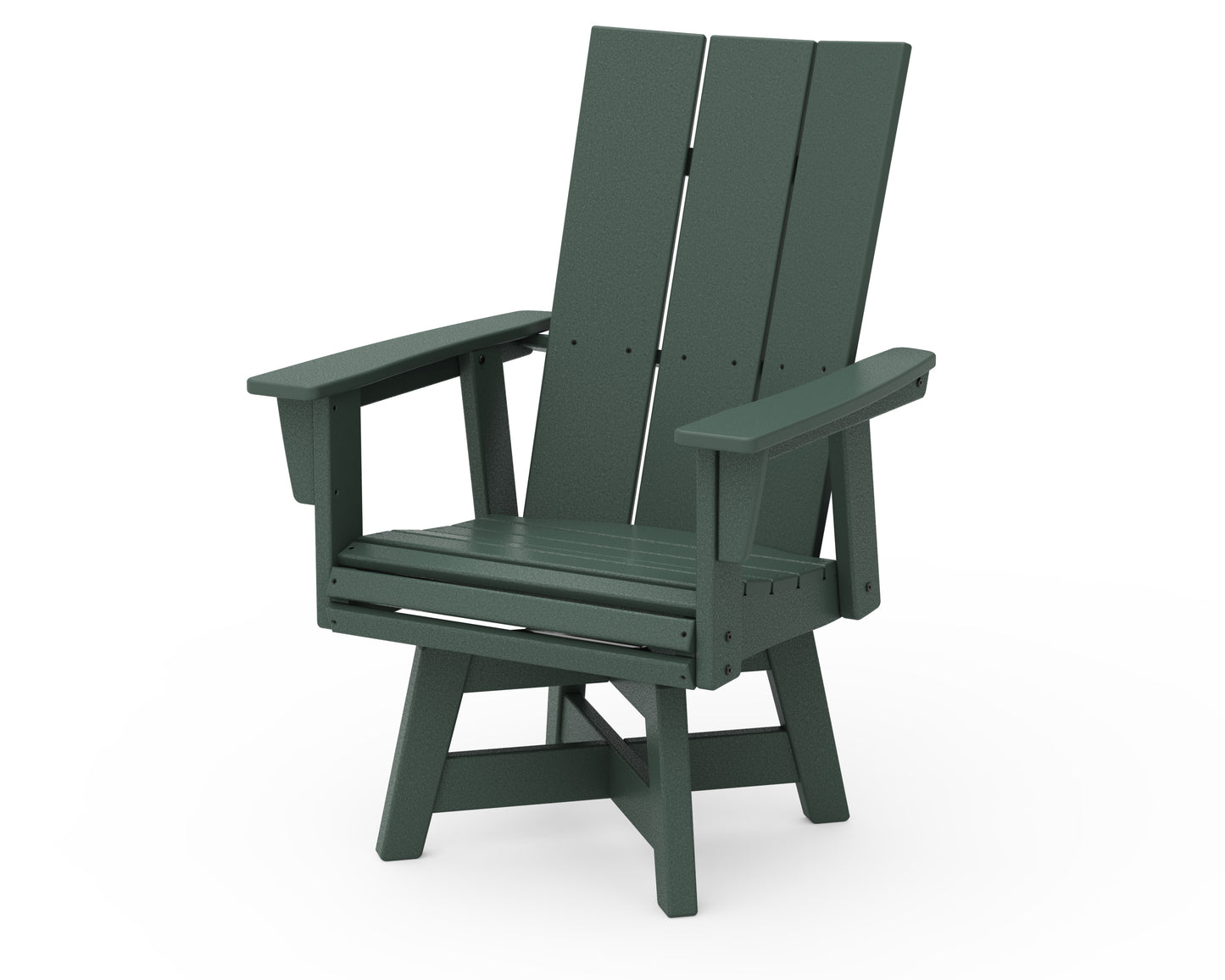 Modern Curveback Adirondack Swivel Dining Chair