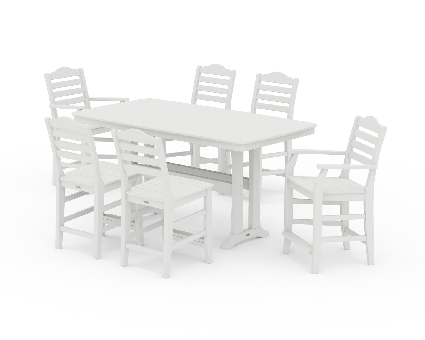 Savannah 7-Piece Counter Set with Trestle Legs