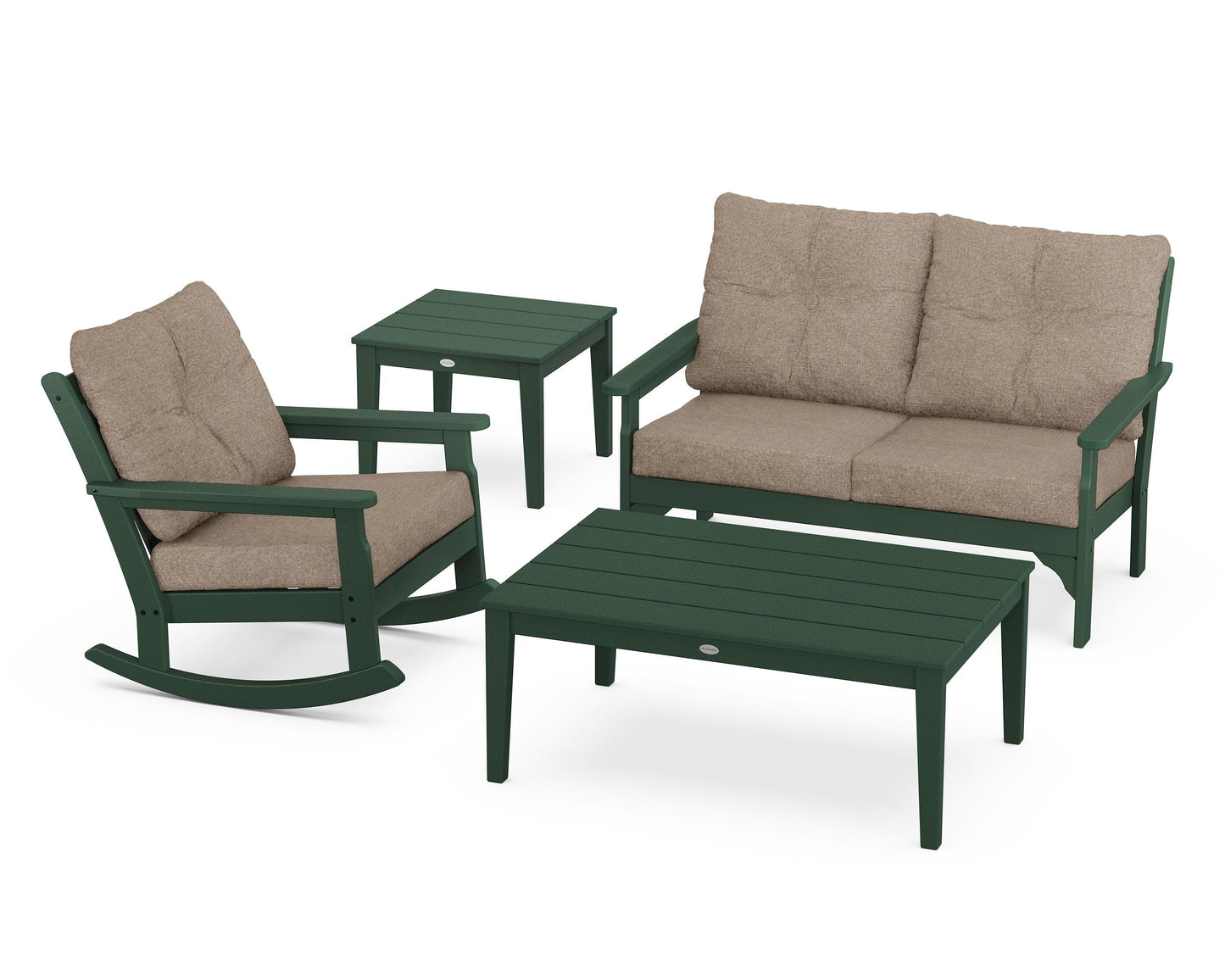 Vineyard 4-Piece Deep Seating Rocker Set